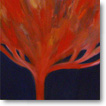  'Shimmering Tree: Red' by Chelsea Cameron